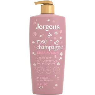 Jergens Shea Fusion Rose Champagne Scented Body Lotion 14oz