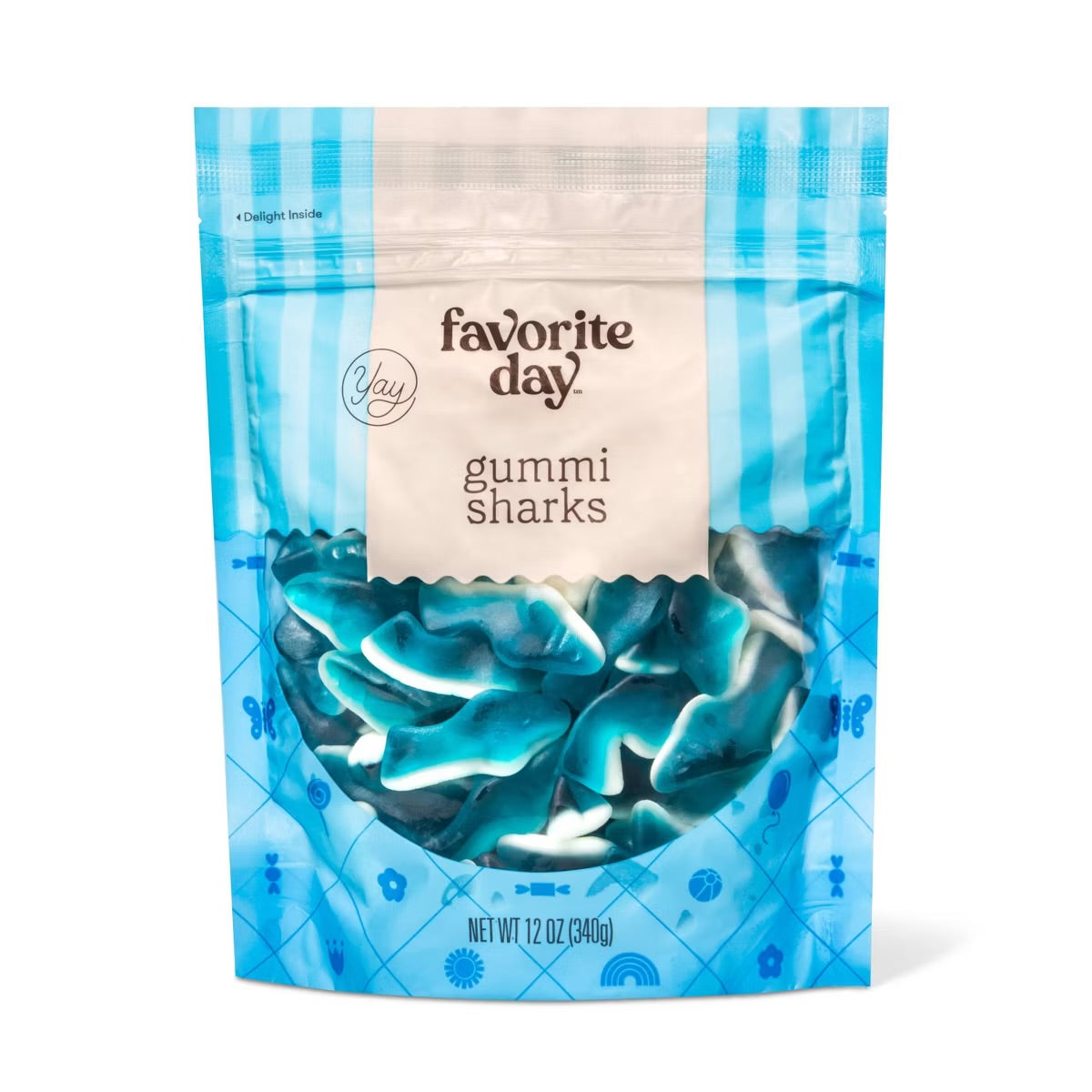 Gummi Sharks Candy - 12oz - Favorite Day