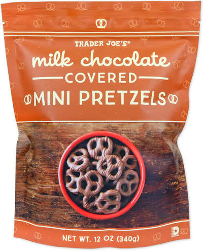 Trader Joe’s Milk Chocolate Covered Mini Pretzels 12oz
