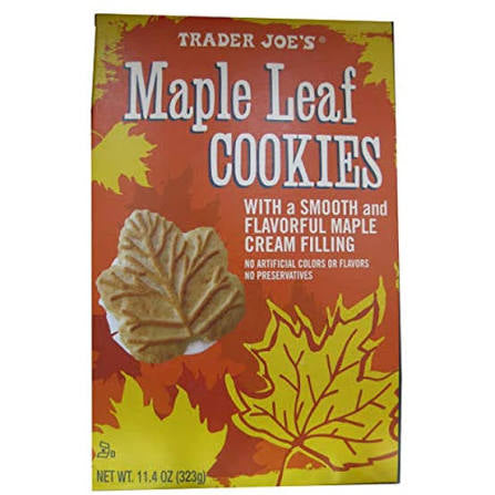 Trader Joe's Maple Leaf Cookies