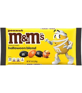 M&M'S peanut milk chocolate halloween candy, 10oz