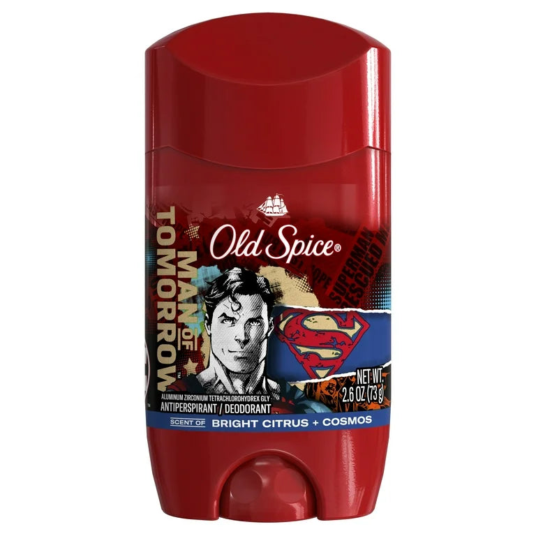 Old Spice Deodorant Superman, Bright Citrus and Cosmos Scent, 2.6oz