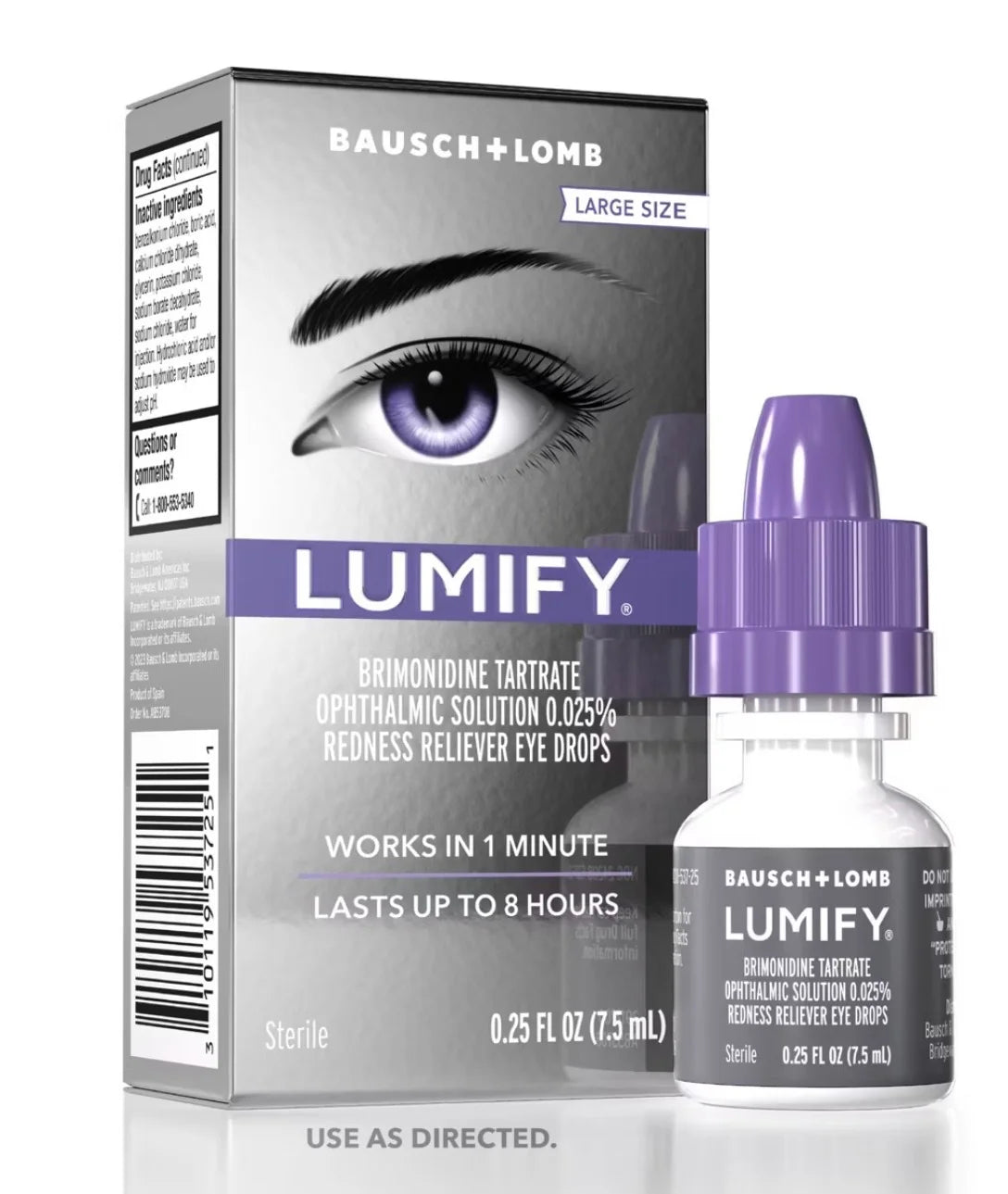 Lumify eye drops large size 7.5ml