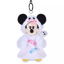 Mickey Mouse Ghost Plush Keychain 2026