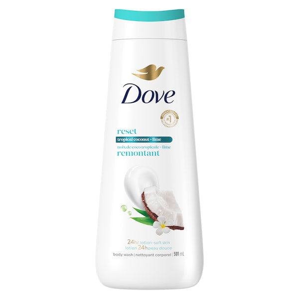 Dove Beauty Body Wash - Tropical Coconut & Lime 20 fl oz