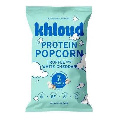 Khloud Protein Popcorn - truffle and white cheddar 4oz