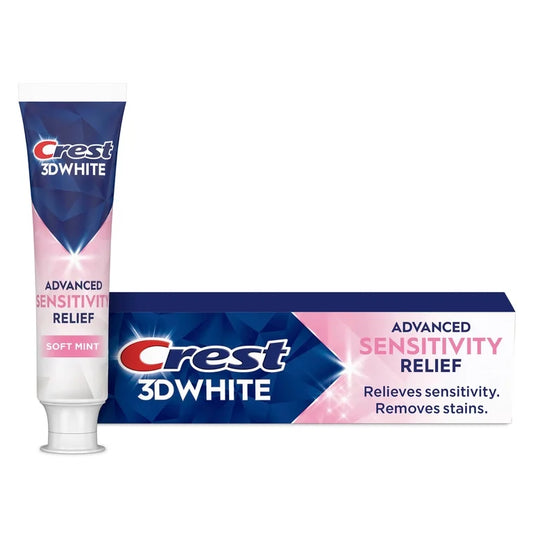 Crest 3D White Advanced Sensitivity Relief toothpaste 3.3oz