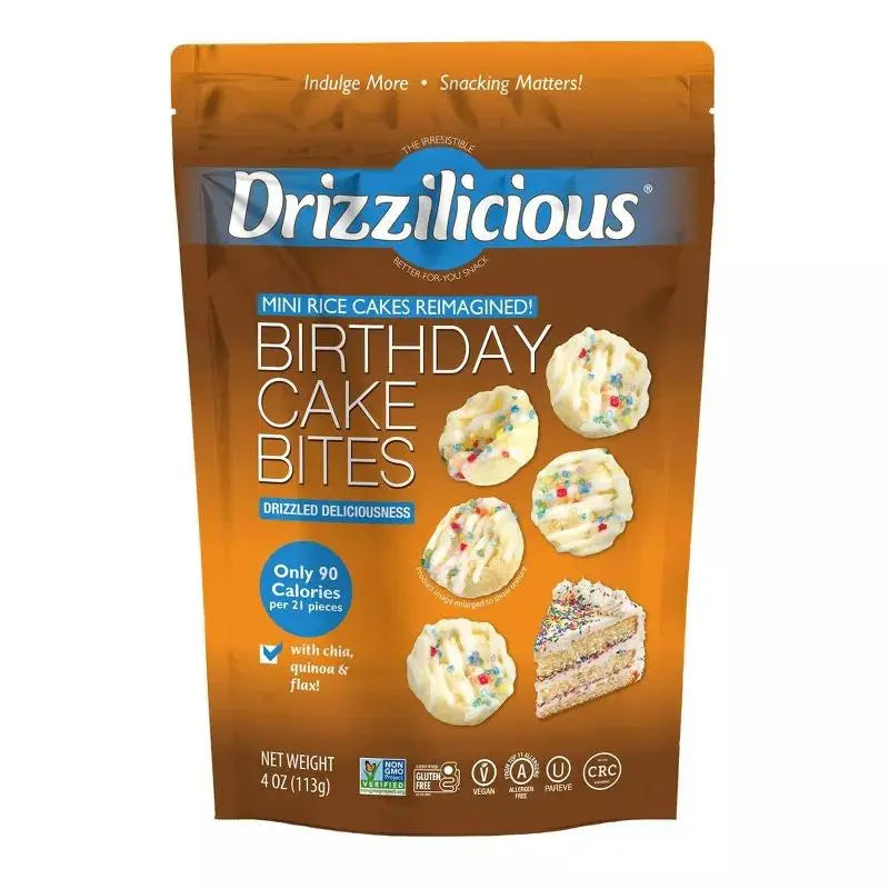 Drizzilicious birthday cake bites 113g