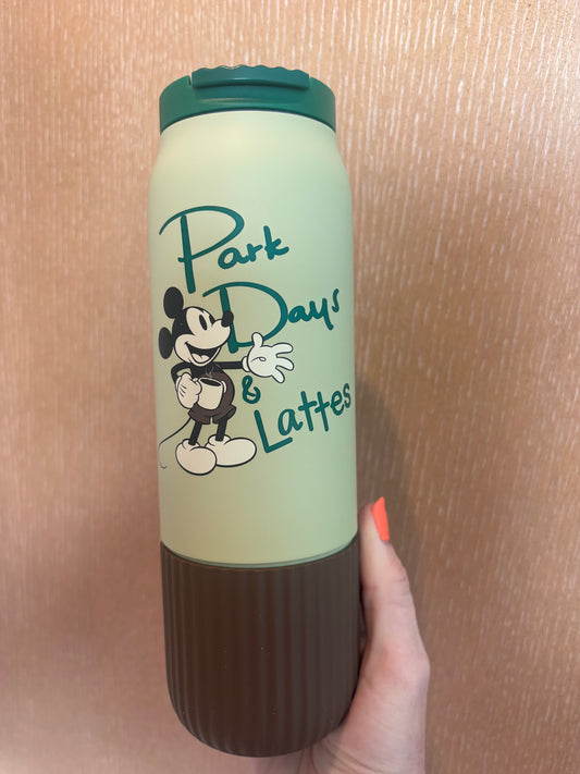 Park days and lattes Disney x Starbucks Stainless Steel Water bottle 20oz