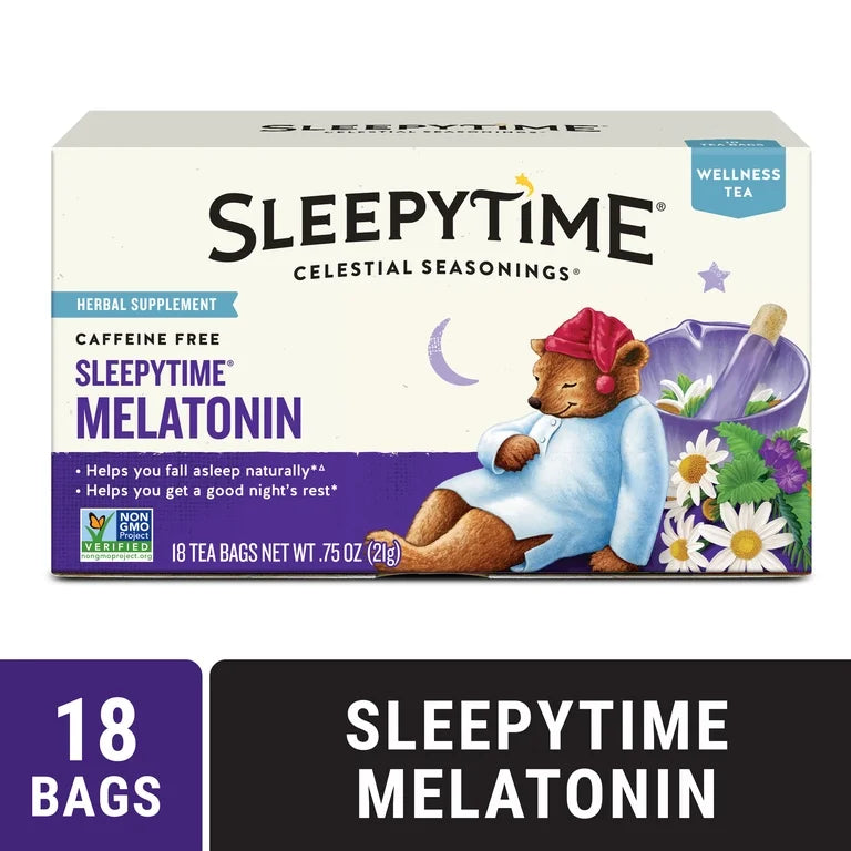 Celestial Seasonings Sleepytime Wellness Herbal Tea Bags (18 Count)