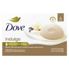 Dove Beauty Bar :Warm Vanilla & Sweet Cream Single Bar