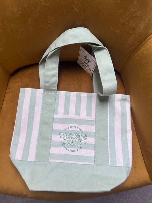 Trader Joe’s mini tote bag - green
