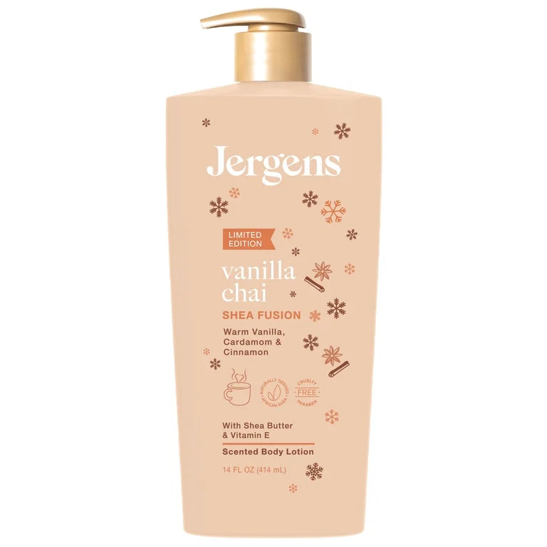 Jergens Shea Fusion Vanilla Chai Scented Body Lotion 14oz