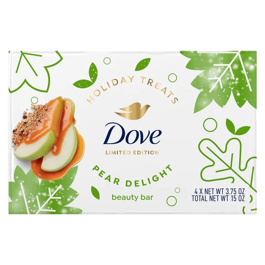Dove Limited Edition Holiday Treats Moisturizing soap Bar Pear Delight - 1 bar