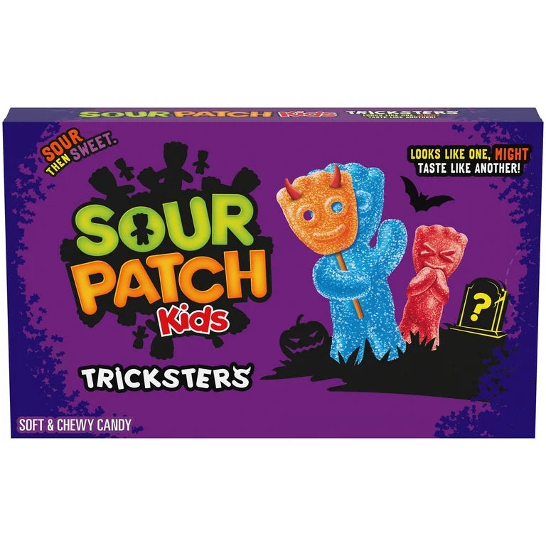 SOUR PATCH KIDS Tricksters Halloween Candy, 3.5 oz