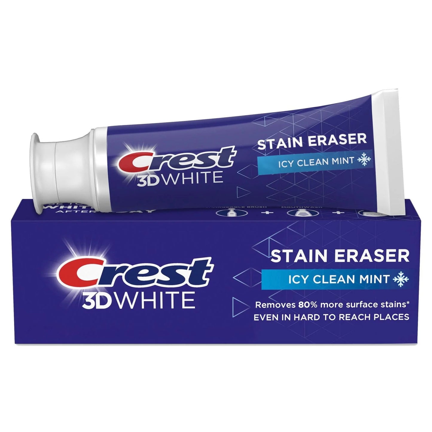 Crest 3D white stain eraser toothpaste - Icy Mint