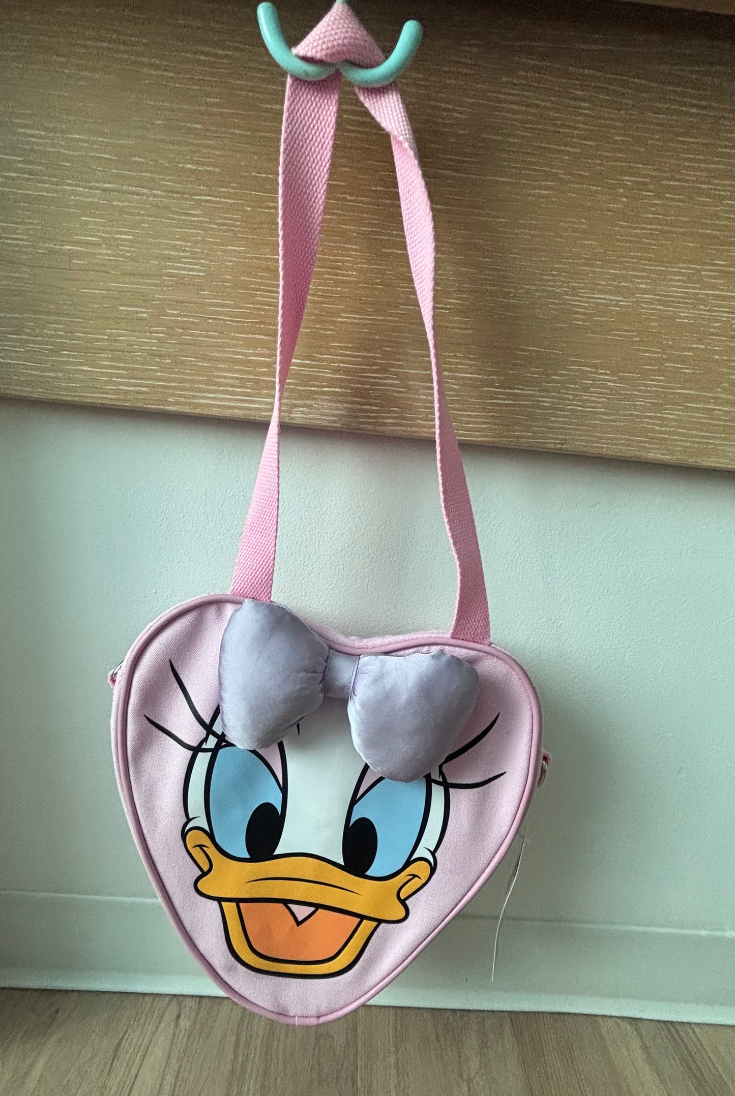 Disney Daisy Duck Mini Face Canvas Tote Bag