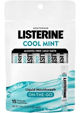 Listerine On the Go Mouthwash - 15 pack