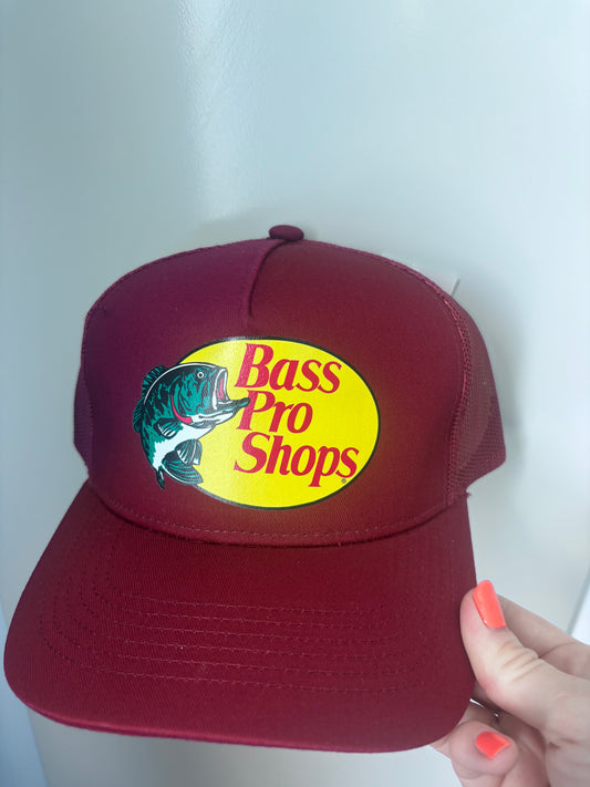 Bass Pro Shops Mesh Trucker Cap - Cardinal