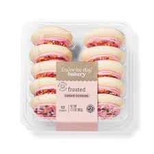 Favorite Day - pink frosted sprinkle cookies 13.5oz